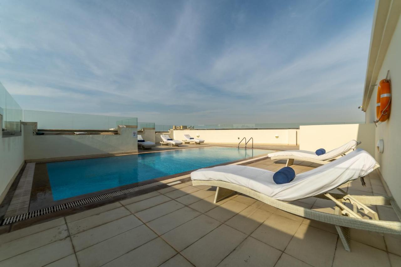 Suha Park Luxury Hotel Apartments, Waterfront Jaddaf Dubai Exterior foto